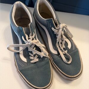 Blue and White Vans